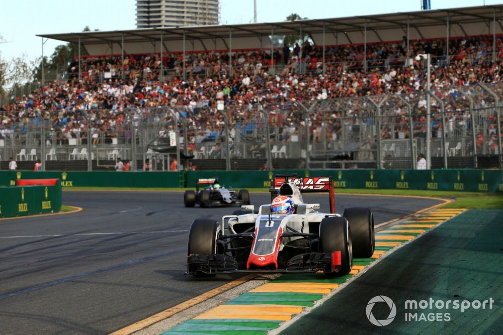 Haas surprised all on its debut as Grosjean took sixth in a dramatic race