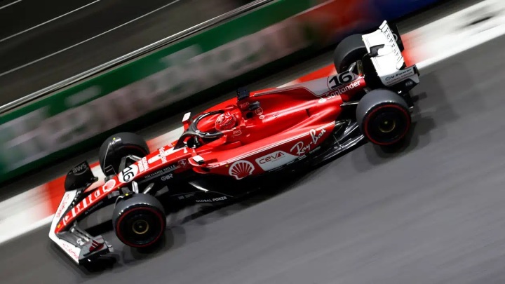 Ferrari-of-Charles-Leclerc-at-speed-in-2023-las-Vegas-GP.jpeg