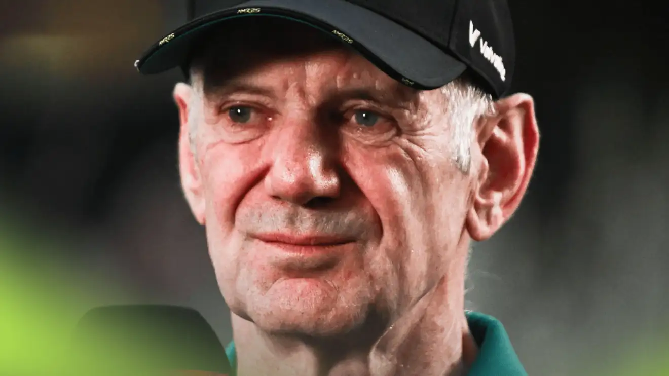 A close-up shot of Adrian Newey